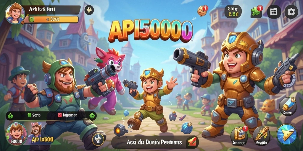 Tangkapan layar menunjukkan aksi mendebarkan dalam gameplay API5000.