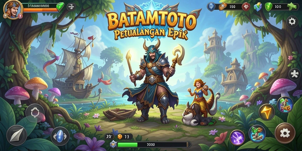 Tampilan gameplay epik BATAMTOTO yang menarik dan mendebarkan.