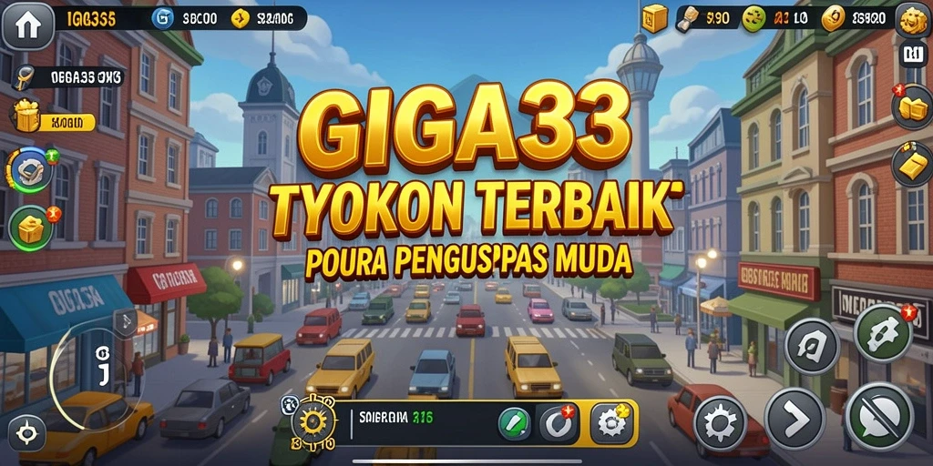 Screenshot GIGA33 menampilkan gameplay Tycoon yang seru dan interaktif.