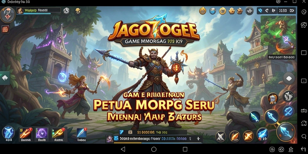 Screenshot gameplay JAGOTOGEL menampilkan petualangan epik di dunia MMORPG.