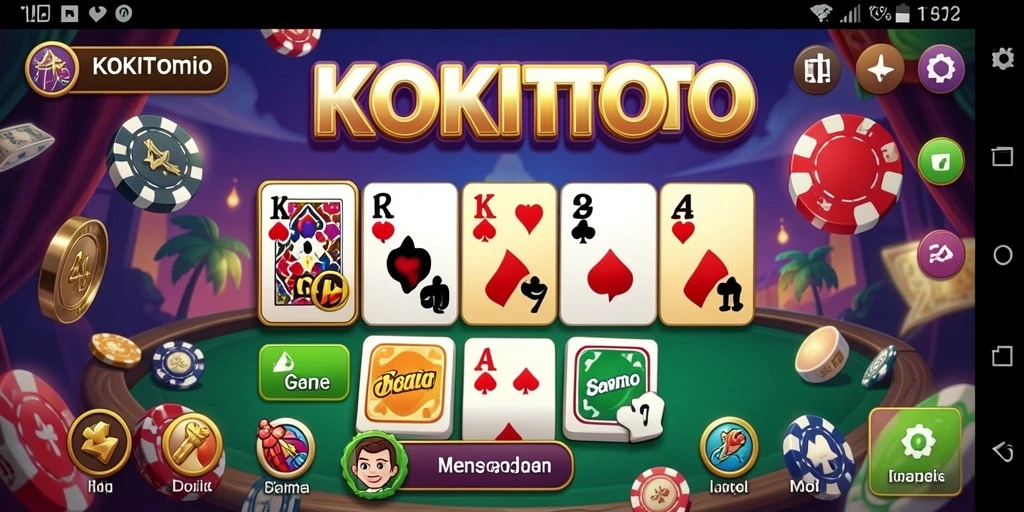 Screenshot gameplay KOKITOTO yang seru dan menantang.
