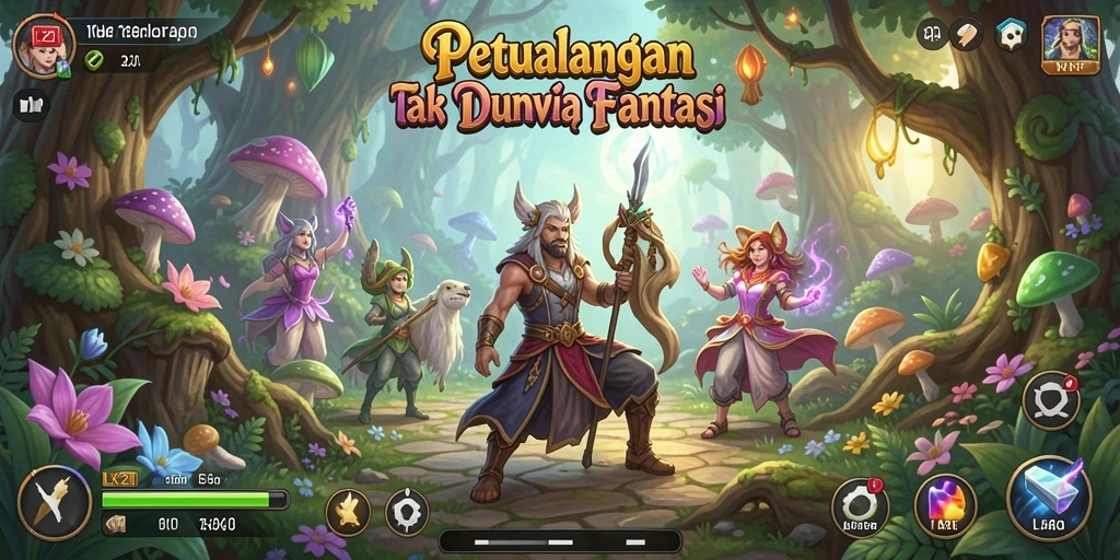 Tampilan gameplay LK21 yang menakjubkan di dunia petualangan.