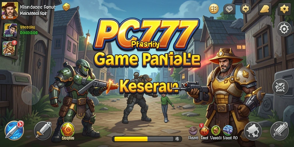Tampilan gameplay menarik dari PC777 yang menonjolkan keseruan Idle.