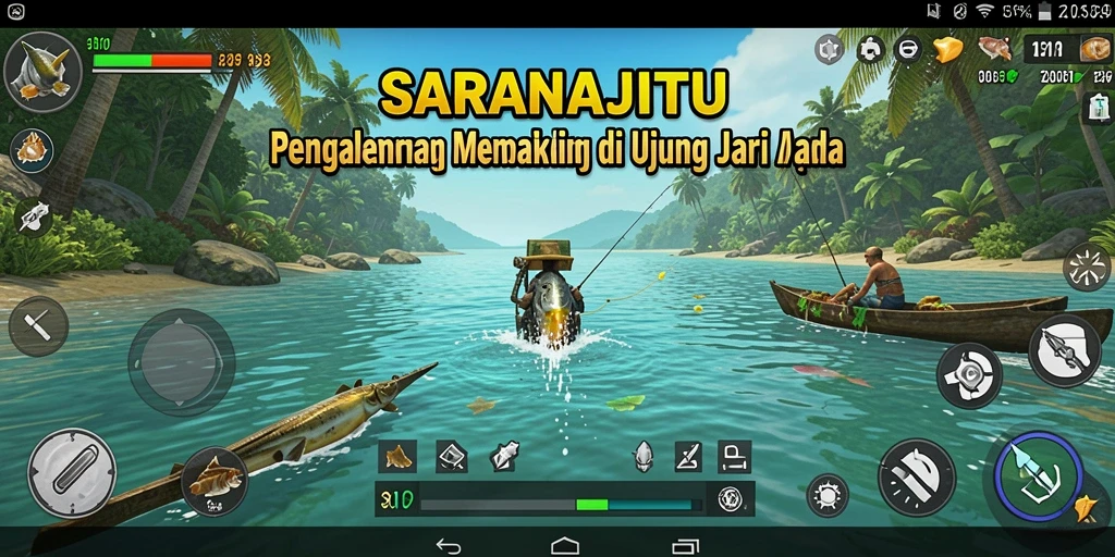 Tangkapan ikan besar dalam SARANAJITU yang memukau.