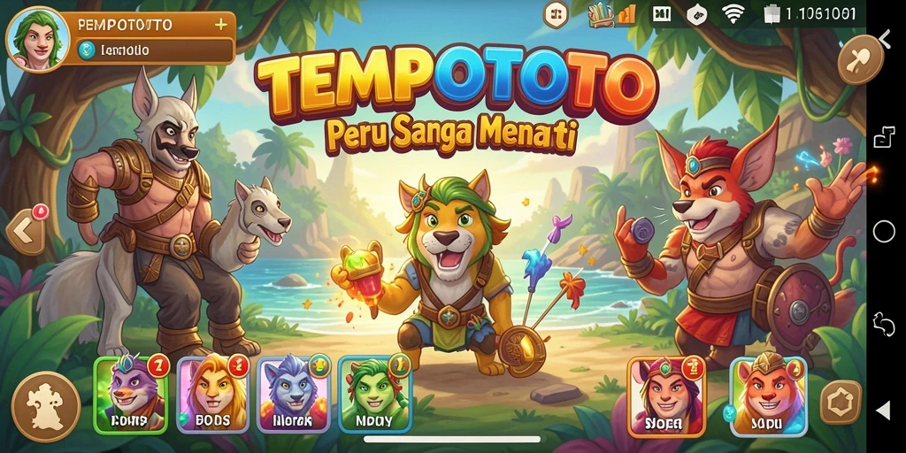 Gameplay seru dari TEMPOTOTO dalam petualangan yang menantang.