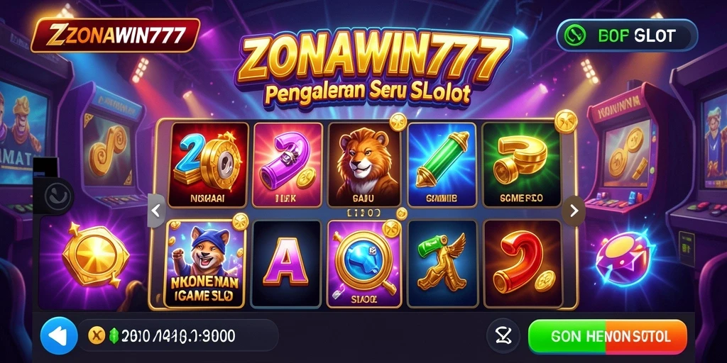 Screenshot ZONAWIN777 menampilkan gameplay slot yang menarik dan interaktif.